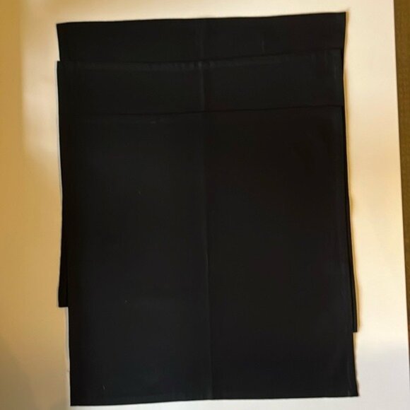 🖤Pottery Barn Black Heavy Weight Cotton/Linen Blend Napkins | Set of 3 | 20x20" - Picture 1 of 9